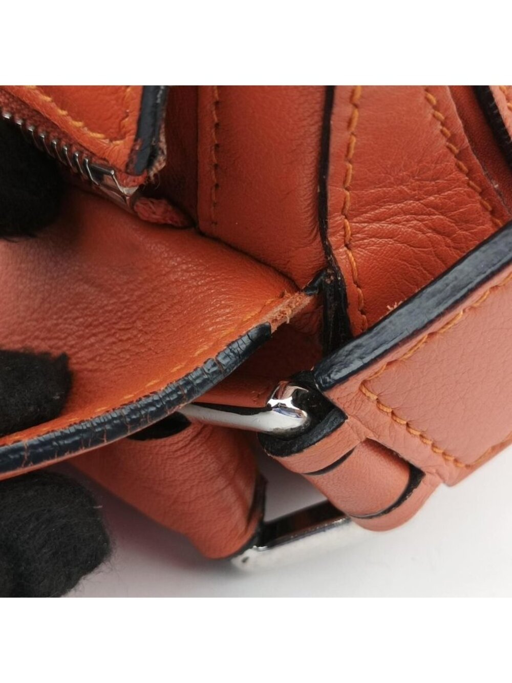 Loewe Puzzle Bag Orange Leather - Picture 14 of 15